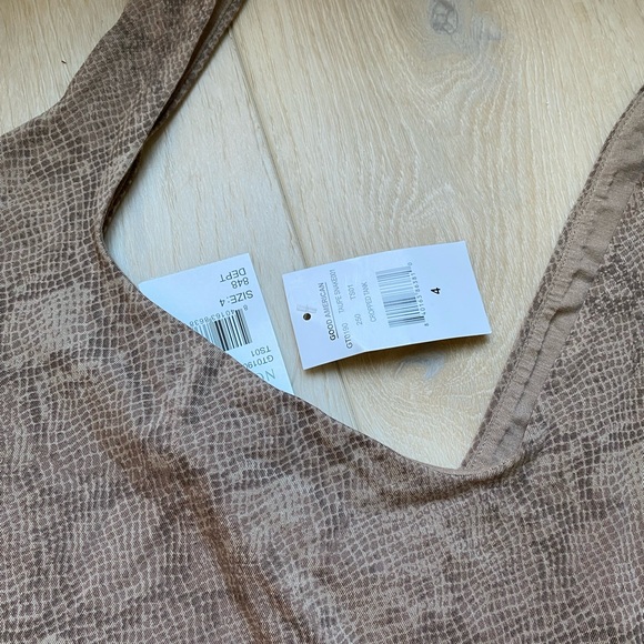 Good American snake skin cropped tank top 4 - Picture 9 of 12